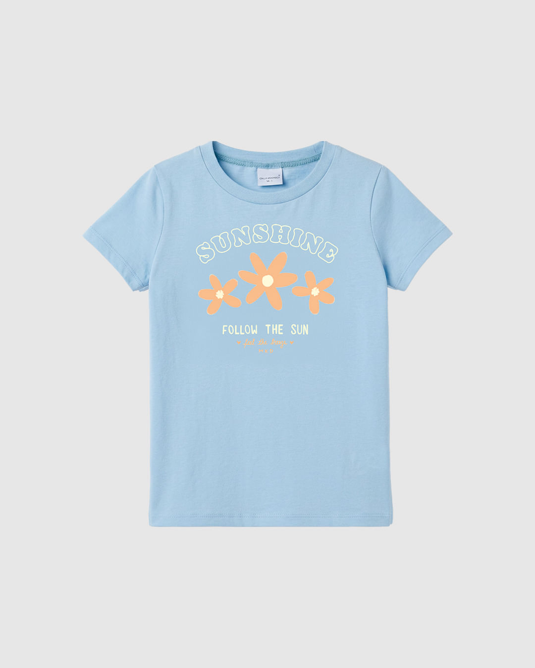 Blusa Infantil Menina Estampa Puff Sunshine Em Algodão Malwee Kids