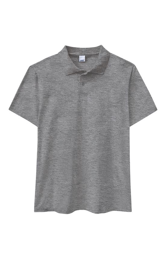 Camisa Polo Básica Masculina Plus Size Gola Esporte Em Meia Malha