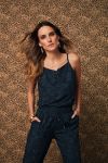 Blusa feminina com estampa animal print