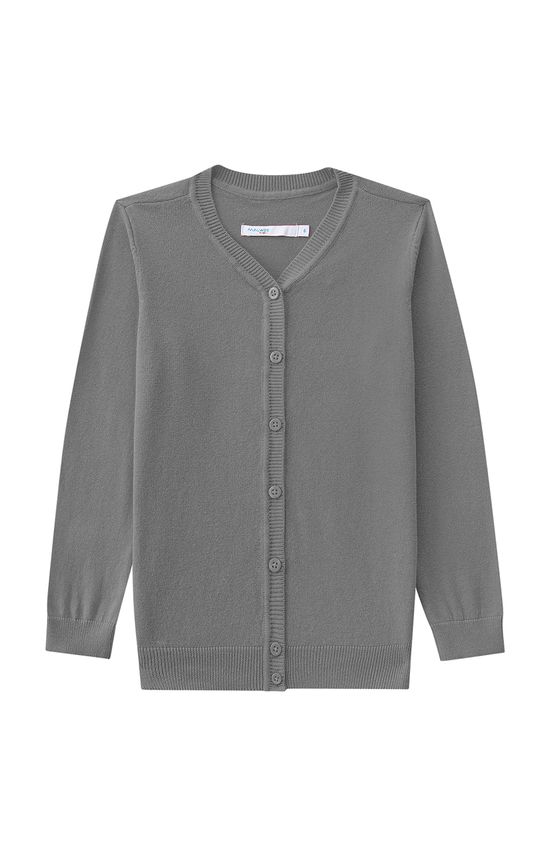 Cardigan Infantil Menina Abotoamento Frontal Em Tricô Malwee Kids