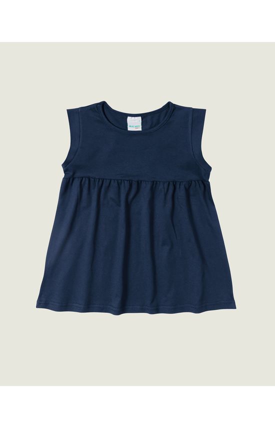 Blusa Infantil Menina Peplum Decote Redondo Em Meia Malha Malwee Kids