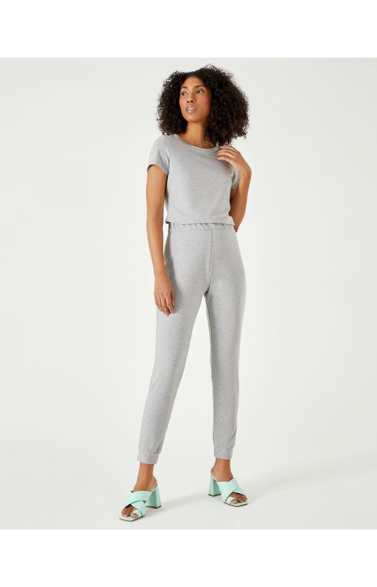 Calça Básica Feminina Jogging Moletinho De Viscose