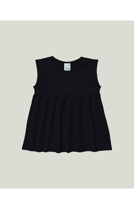 Blusa Peplum Em Malha Menina Malwee Kids