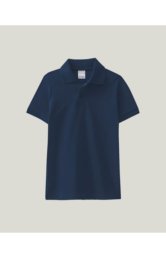 Camisa Polo Infantil Menino Gola Esporte Em Algodão Malwee Kids