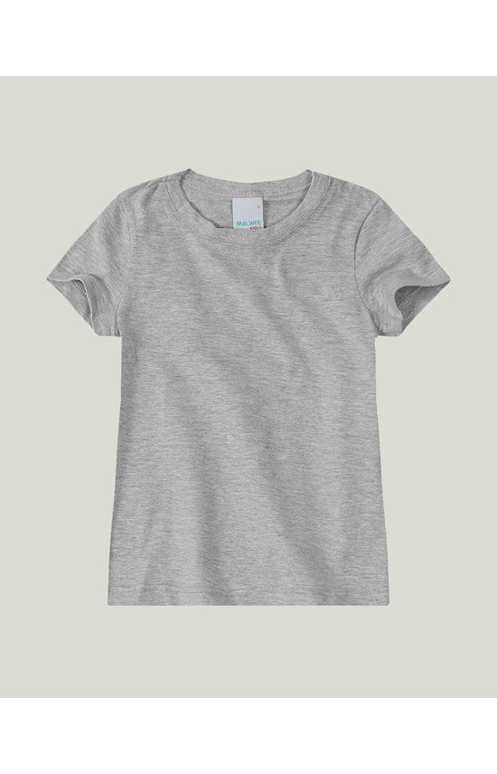 Blusa Infantil Menina Decote Redondo Em Algodão Malwee Kids