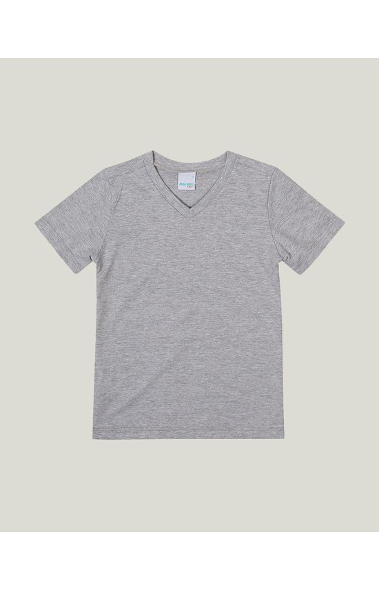 Camiseta Infantil Menino Decote V Em Algodão Malwee Kids