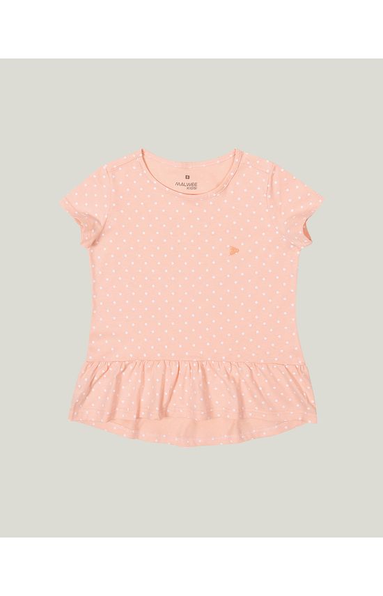 Blusa Poás Malha Menina Malwee Kids