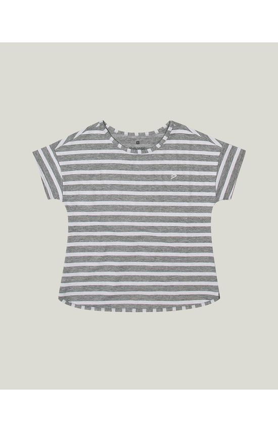 Blusa Listrada Malha Menina Malwee Kids