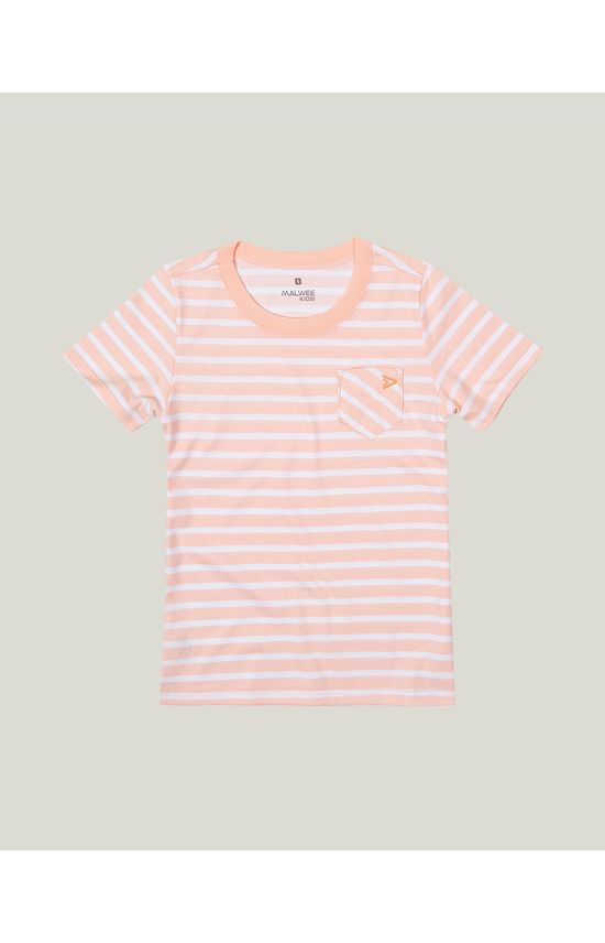 Camiseta Decote Redondo Malha Menino Malwee Kids
