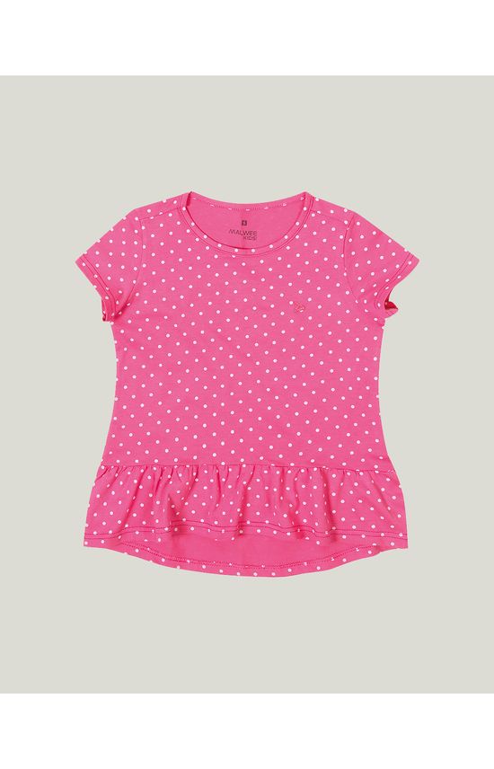 Blusa Poás Malha Menina Malwee Kids