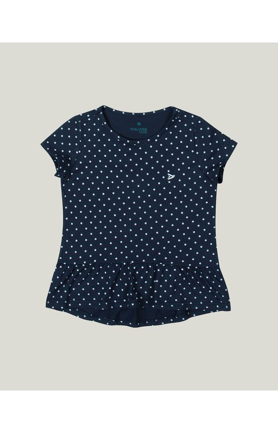 Blusa Poás Malha Menina Malwee Kids