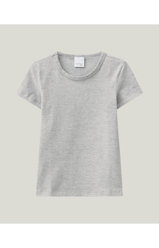 Blusa Infantil Menina Decote Redondo Em Cotton Conforto Malwee Kids