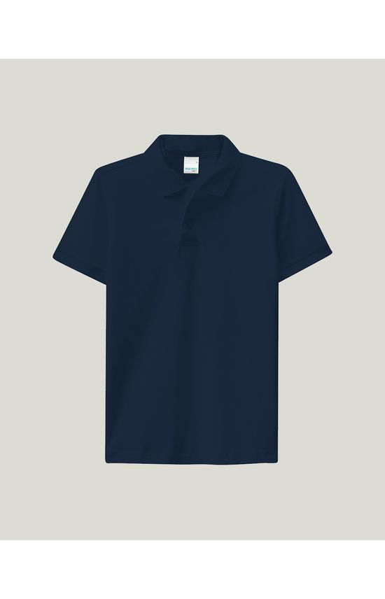 Camisa Polo Infantil Menino Gola Esporte Em Piquet Stretch Malwee Kids