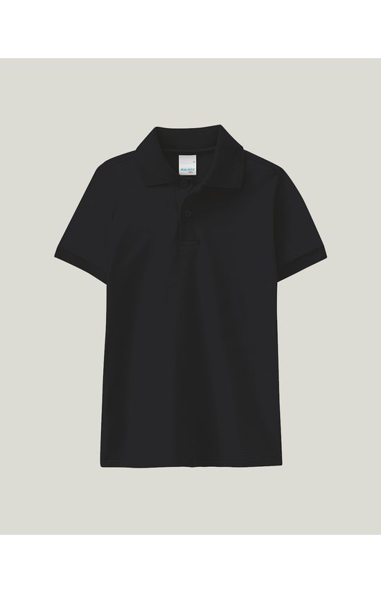 Camisa Polo Infantil Menino Gola Esporte Em Algodão Malwee Kids