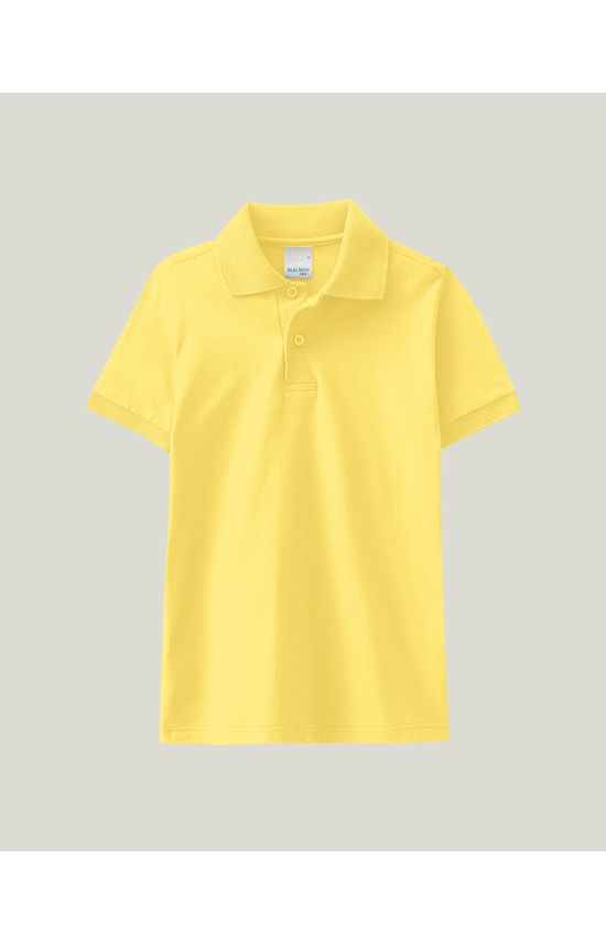 Camisa Polo Infantil Menino Gola Esporte Em Meia Malha Malwee Kids