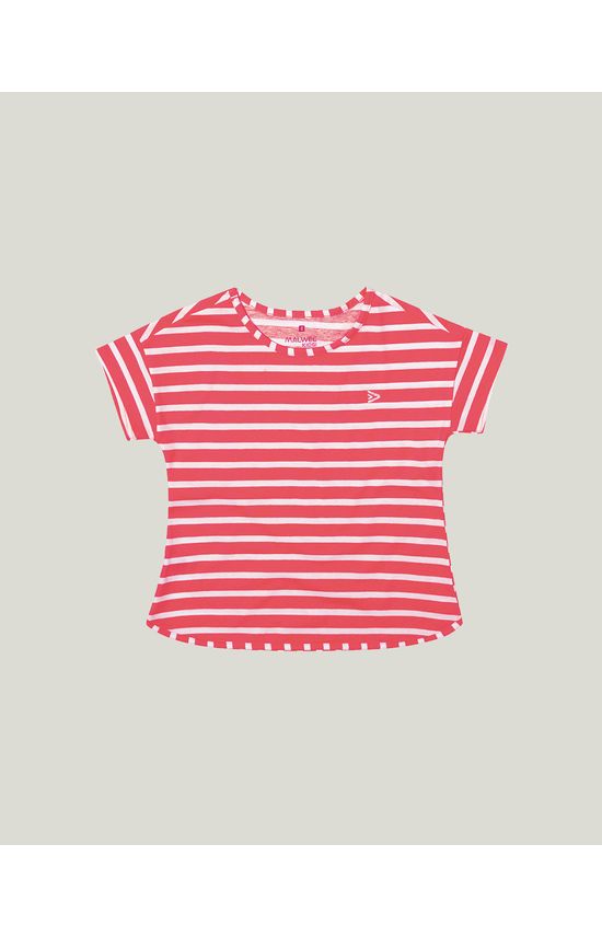 Blusa Decote Redondo Malha Menina Malwee Kids