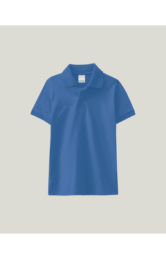 Camisa Polo Infantil Menino Gola Esporte Em Meia Malha Malwee Kids
