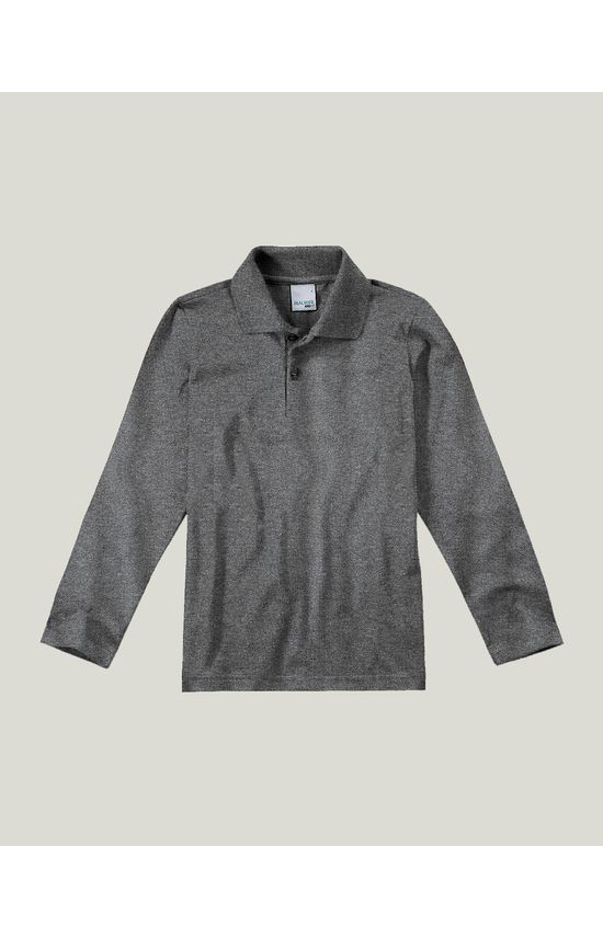 Camisa Polo Infantil Menino Gola Esporte Em Meia Malha Malwee Kids