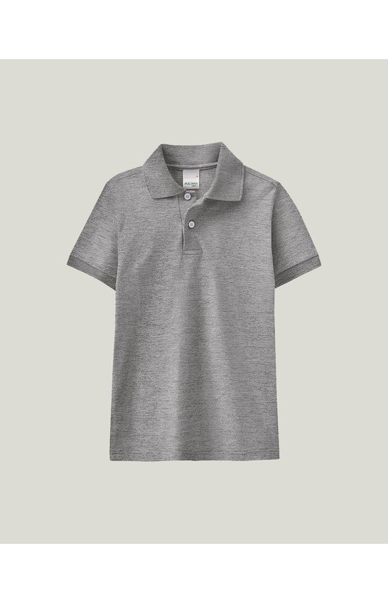 Camisa Polo Infantil Menino Gola Esporte Em Meia Malha Malwee Kids