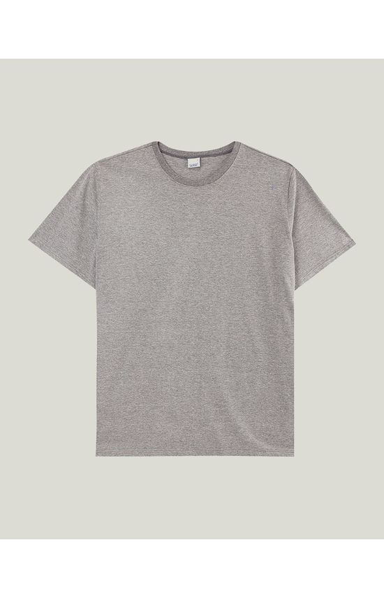 Camiseta Básica Masculina Plus Size Decote Redondo Em Meia Malha