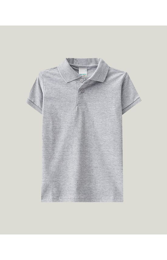 Camisa Polo Infantil Gola Esporte Em Meia Malha Malwee Kids