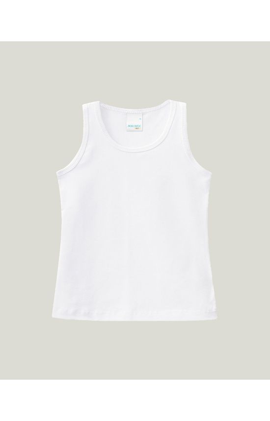 Blusa Infantil Menina Decote Redondo Em Ribana Malwee Kids