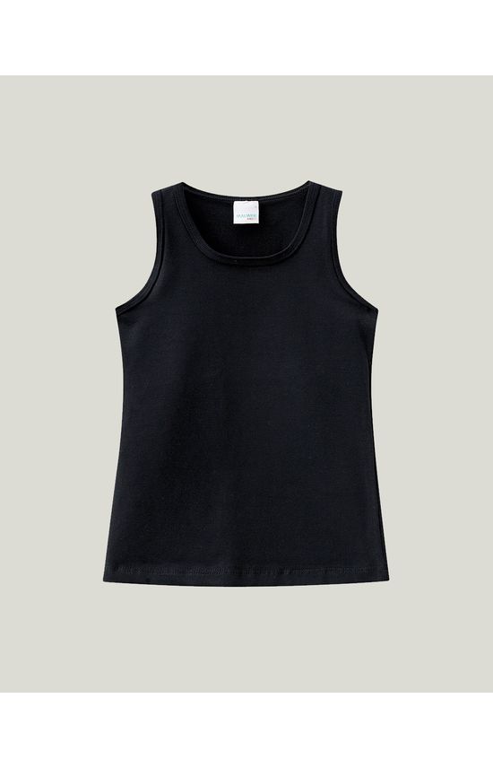 Blusa Infantil Menina Decote Redondo Em Ribana Malwee Kids