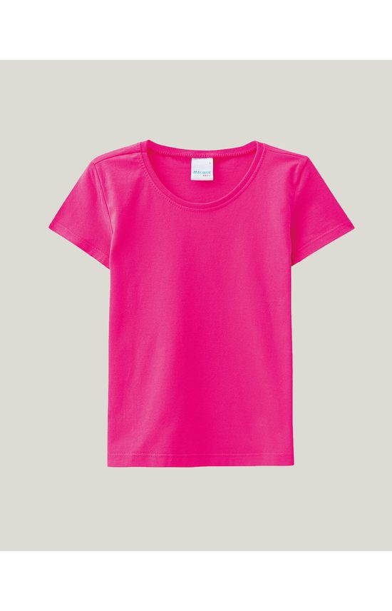Blusa Infantil Menina Decote Redondo Em Malha UV Malwee Kids