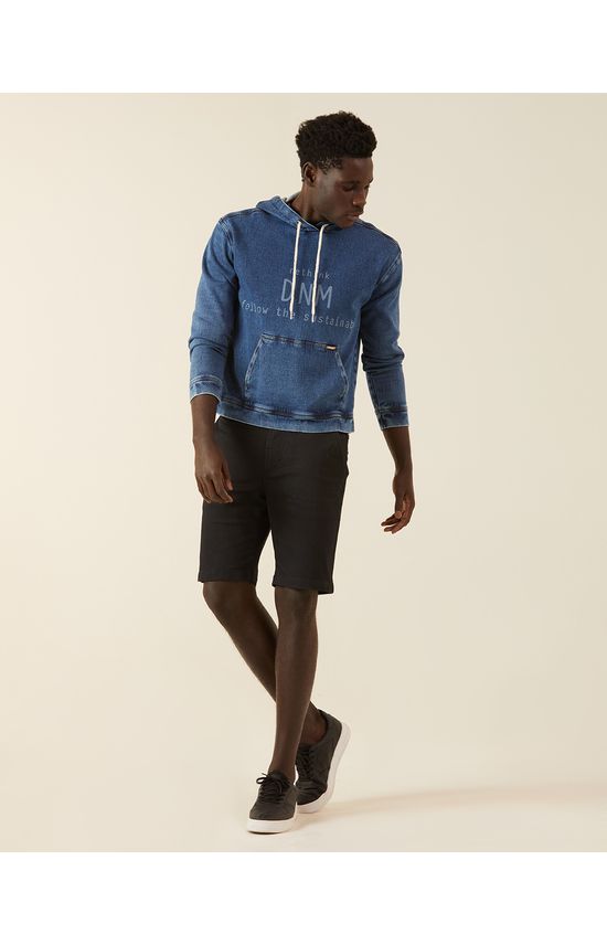 Bermuda Slim Sarja Com Elastano Malwee