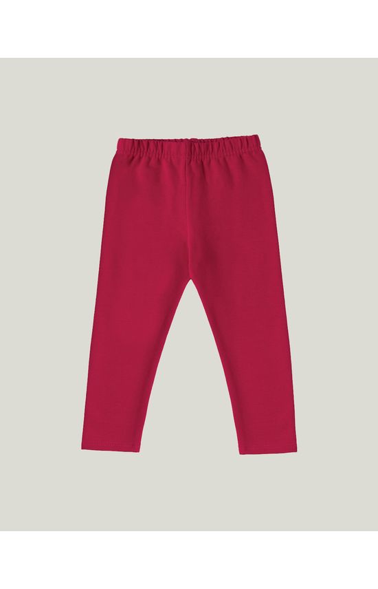Calça Legging Infantil Menina Moletom Stretch Flanelado Malwee Kids