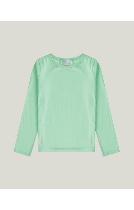 Blusa Infantil Menina Decote Redondo Em Malha UV Malwee Kids