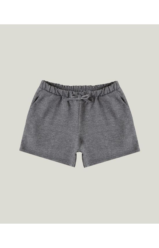 Short Laço Infantil Menina Moletinho Leve Malwee Kids