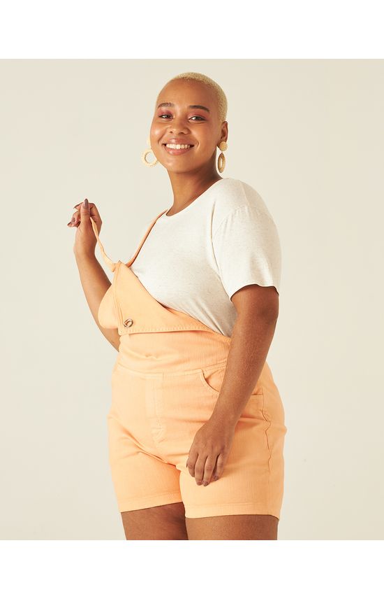 Blusa Básica Feminina Plus Size Amarração Frontal Em Viscolinho Premium