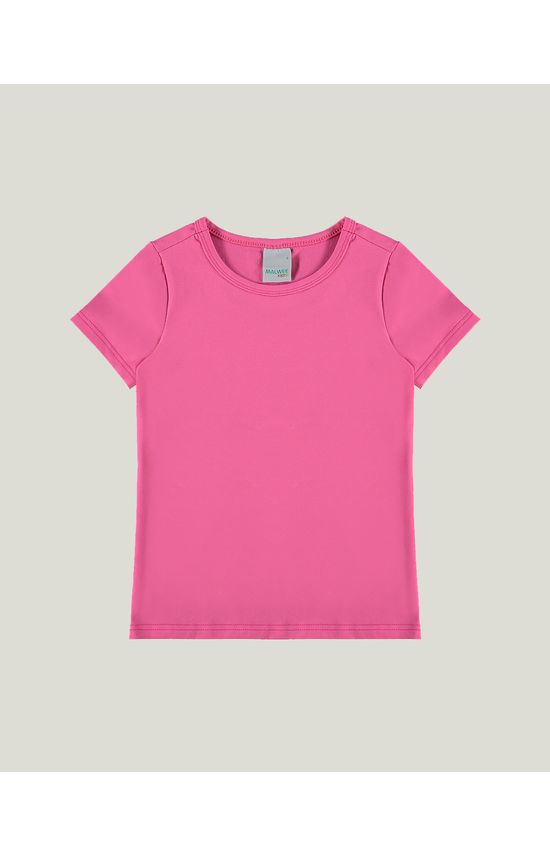 Blusa Infantil Menina Decote Redondo Em Cotton Conforto Malwee Kids
