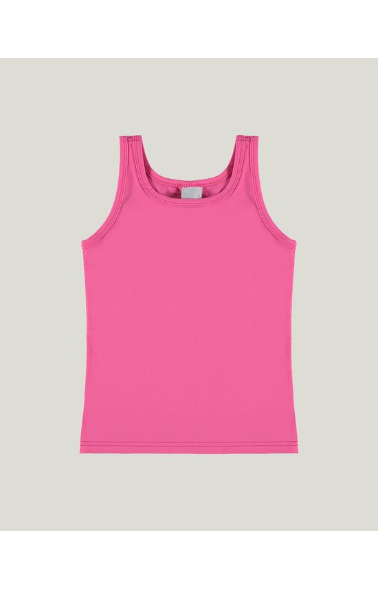 Regata Infantil Menina Decote U Em Cotton Conforto Malwee Kids
