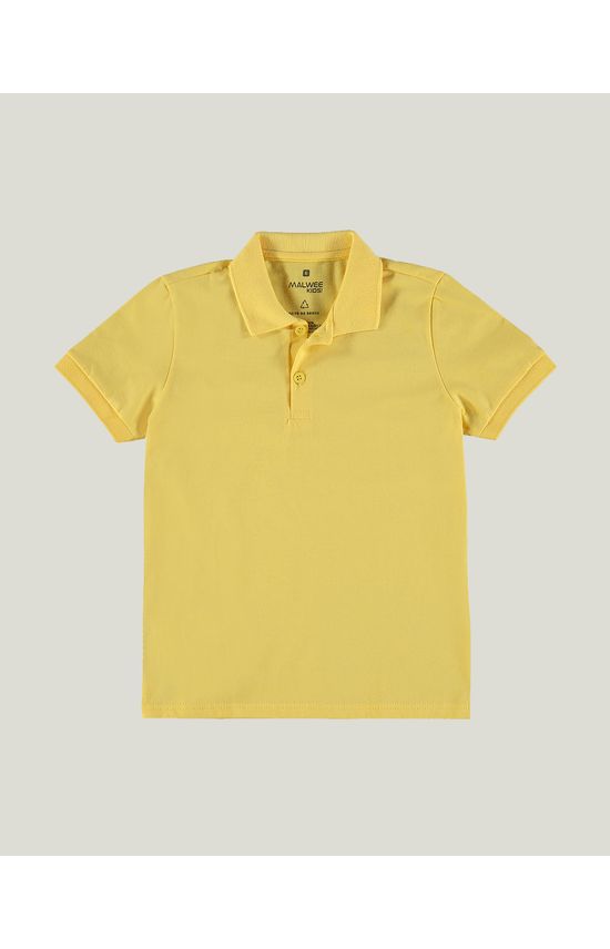 Camisa Polo Infantil Menino Gola Esporte Em Meia Malha Malwee Kids