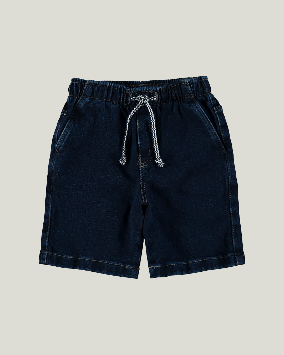 Bermuda Infantil Menino Comfort Em Jeans Moletom Malwee Kids - Imagem 31