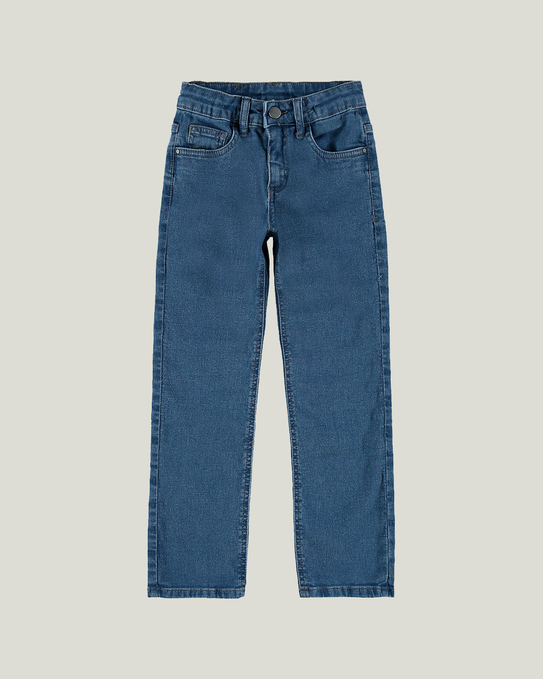 Calça Infantil Menino Slim Em Jeans Moletom Malwee Kids