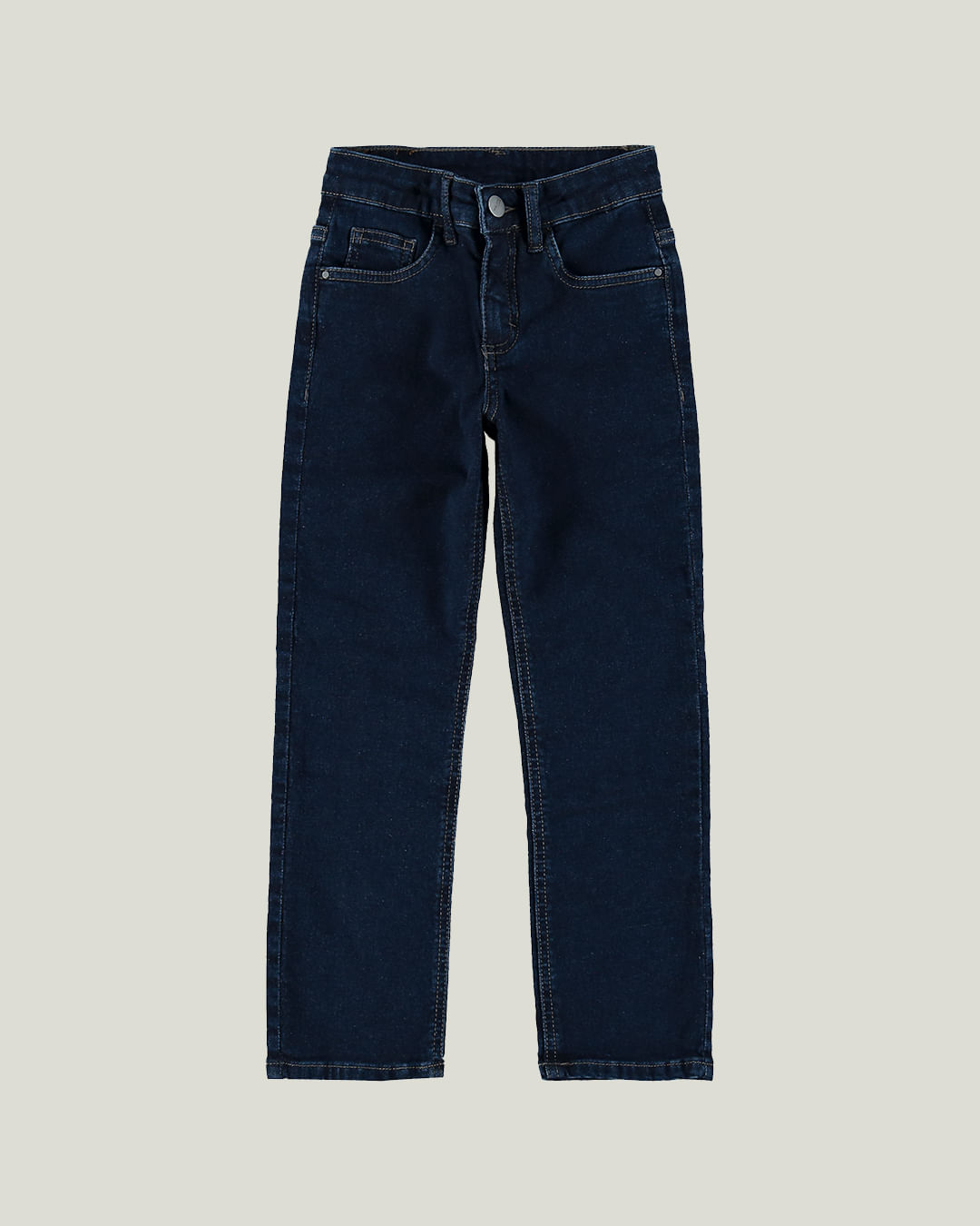 Calça Infantil Menino Slim Em Jeans Moletom Malwee Kids