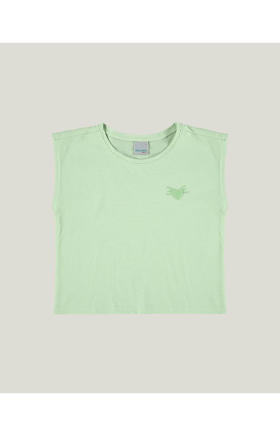 Blusa Infantil Menina Ampla Em Algodão Orgânico Malwee Kids