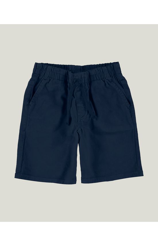 Bermuda Infantil Menino Sarja Com Elastano Malwee Kids