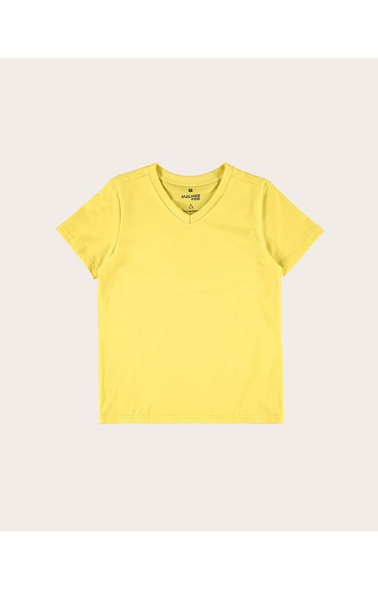 Camiseta Infantil Menino Decote V Em Algodão Malwee Kids