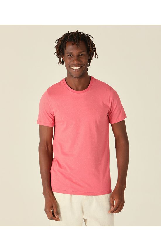 Camiseta Básica Masculina Slim Em Meia Malha Botonê
