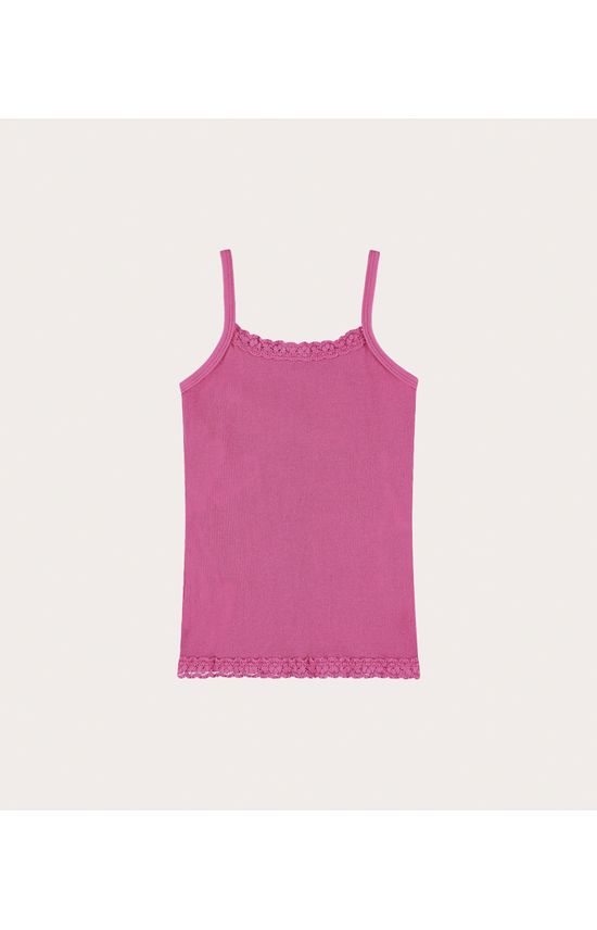 Blusa Infantil Menina Decote Quadrado Em Ribana Conforto Malwee Kids