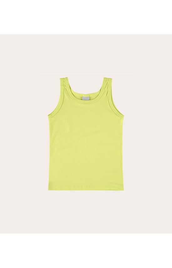 Regata Infantil Menina Decote U Em Cotton Conforto Malwee Kids