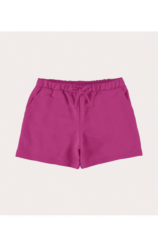 Short Laço Infantil Menina Moletinho Leve Malwee Kids