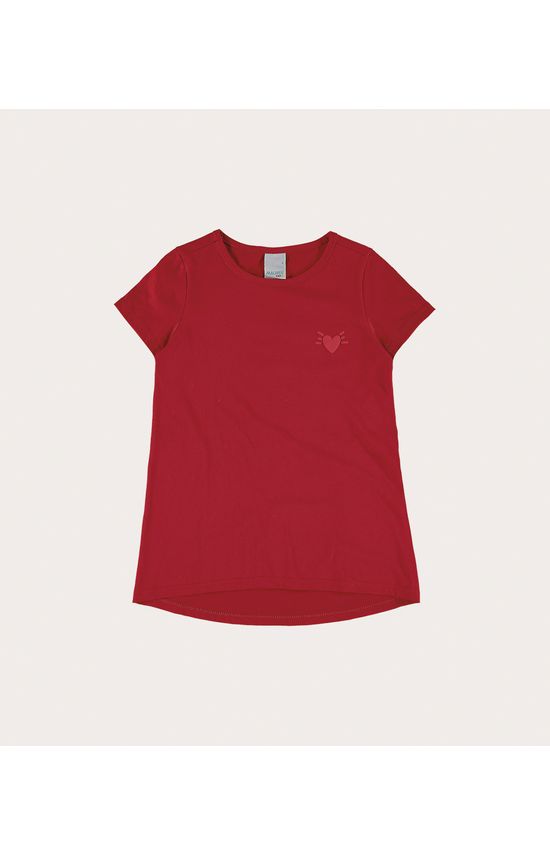 Blusa Infantil Menina Mullet Em Meia Malha Malwee Kids