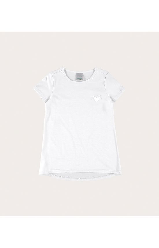 Blusa Infantil Menina Mullet Em Meia Malha Malwee Kids
