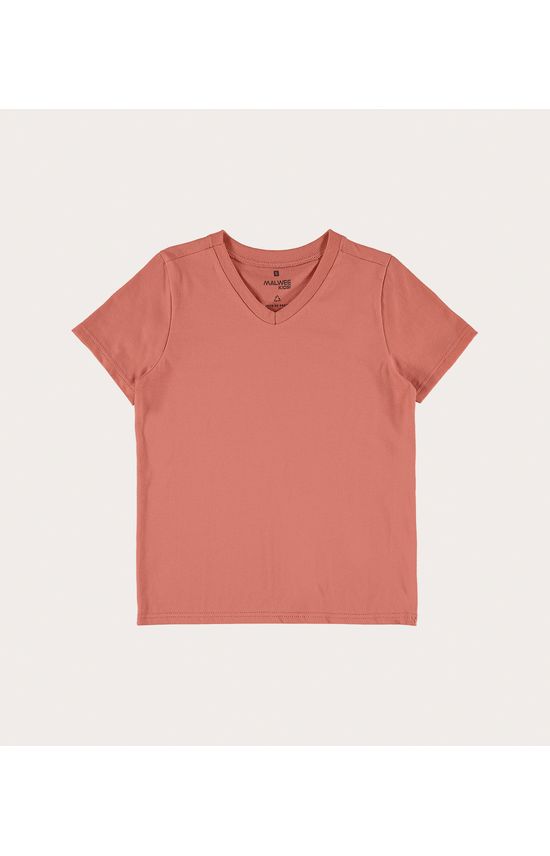 Camiseta Infantil Menino Decote V Em Algodão Malwee Kids