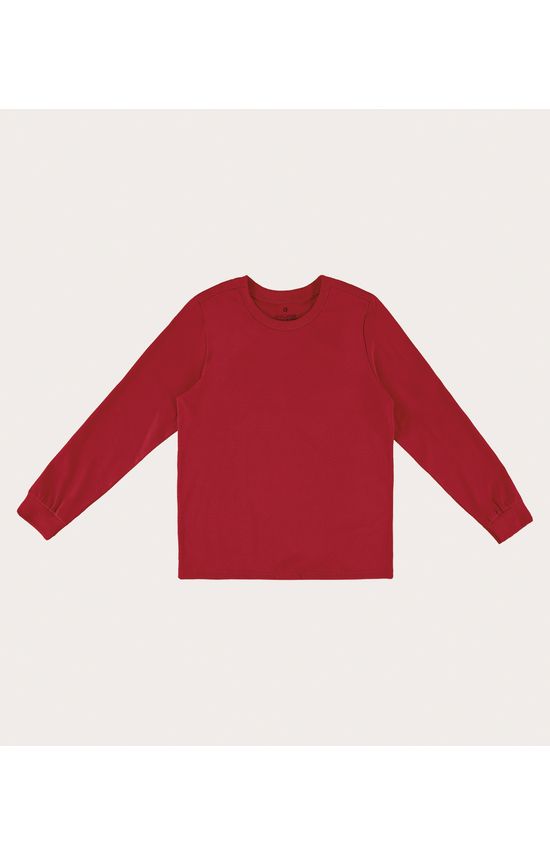 Camiseta Infantil Unissex Manga Longa Em Malha UV50+ Malwee Kids